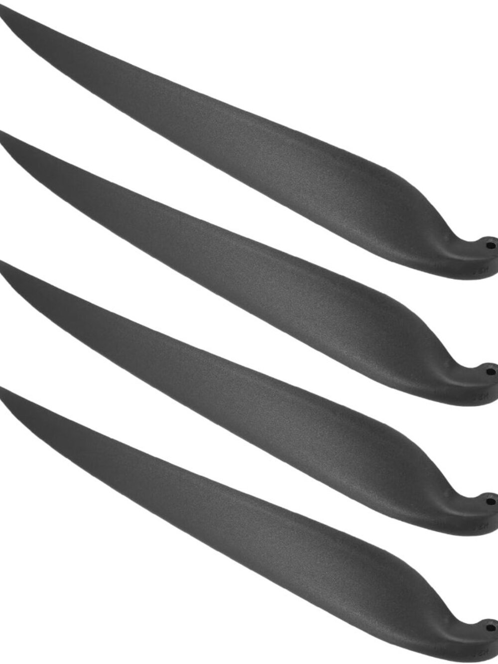17x10 Inch RC Glider Folding Propeller Blades - Nylon Replacement Parts, 2 Pairs